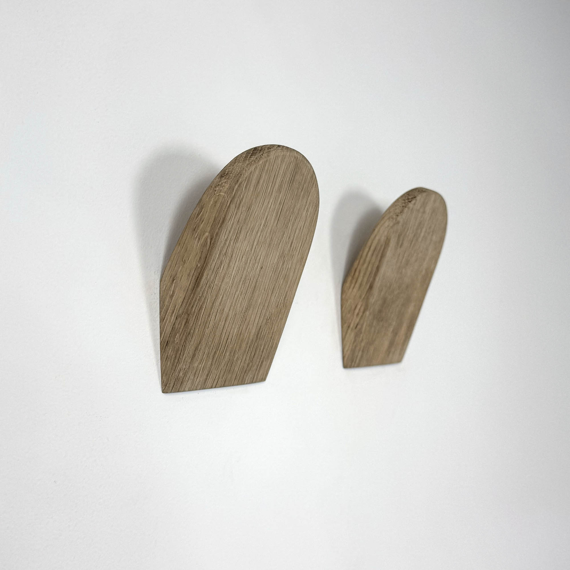 Patere duo porte manteau bois massif chene clair